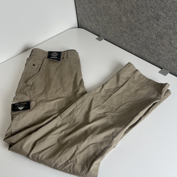 Weatherproof Ultimate Utility Pants Mens‎ 40x32 Tan NWT - Picture 1 of 14